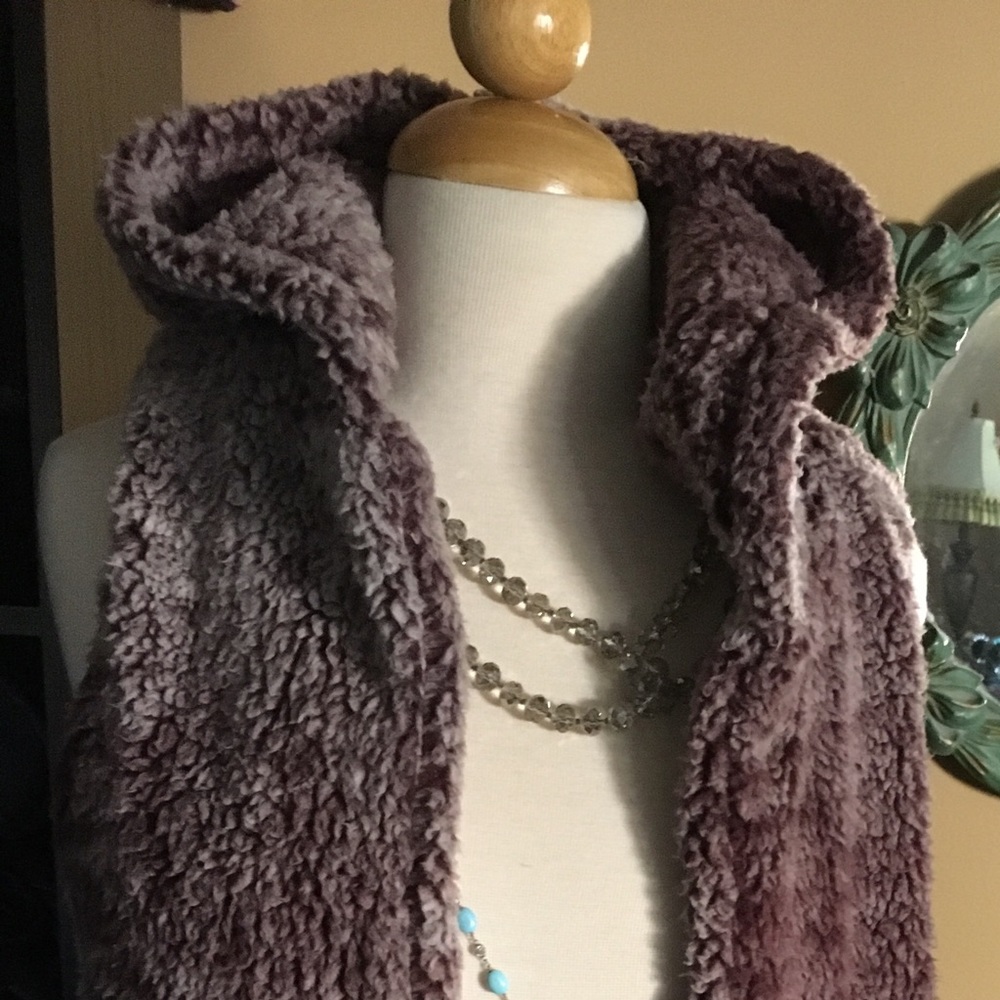 Soft vest with hood